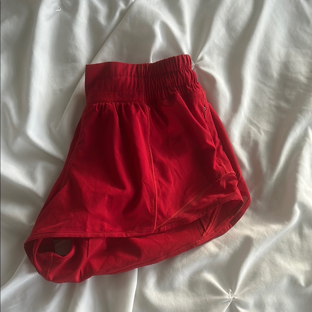 Red Hotty Hot Low rise 2.5 inch shorts